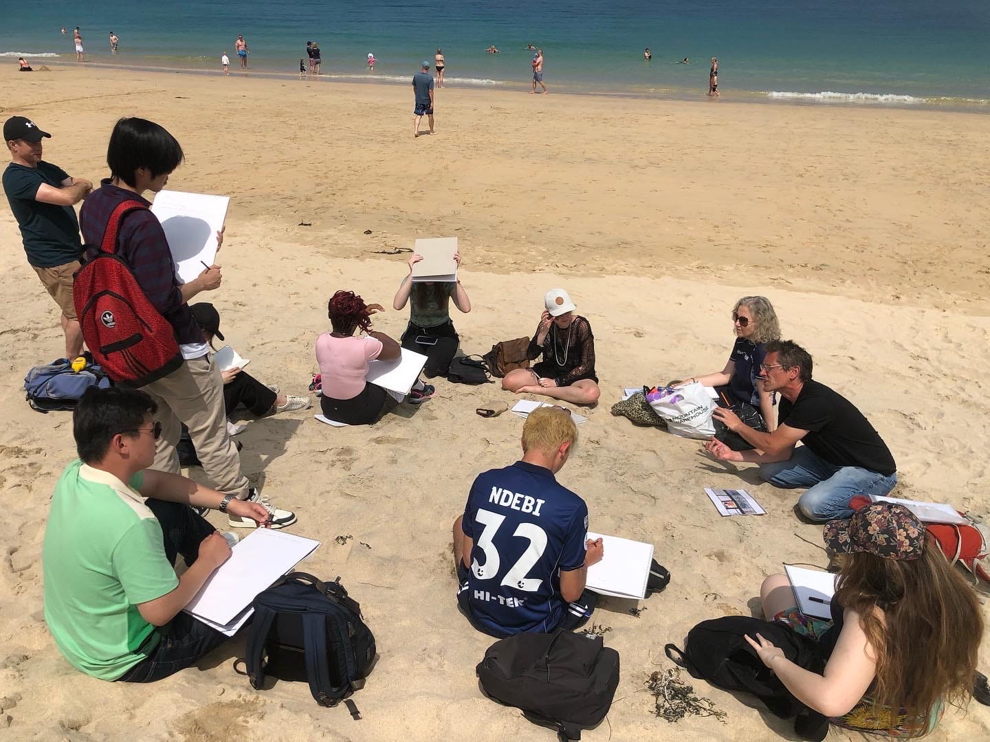 Sixth Form and International School students at d'Overbroeck's enjoy Art and Textiles trip to St. Ives-art-textiles-st-ives-2022-Art-and-Textiles-trip-St-Ives-2022-10